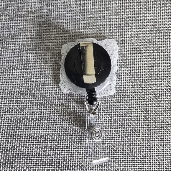 Hello Summer Watermelon Sunshine Pink Retractable Name Badge ID Reel Holder - Picture 2 of 2